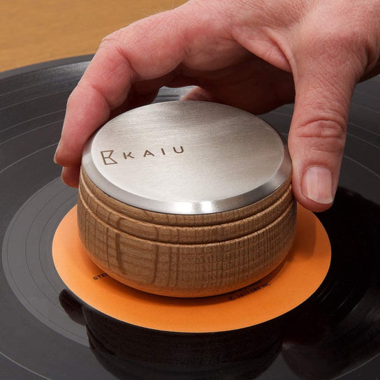 KAIU Record Weight Stabilizer - Vinyl, Oak